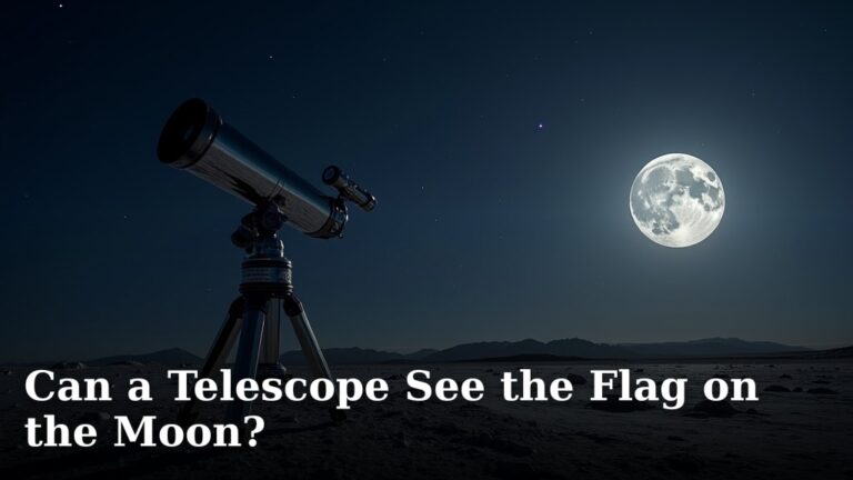 Can a Telescope See the Flag on the Moon?