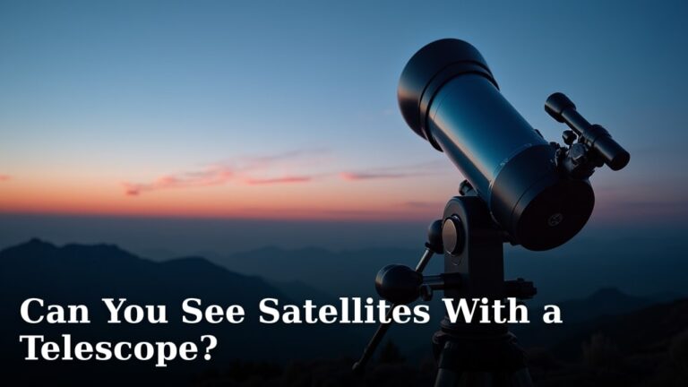 Can You See Satellites With a Telescope?