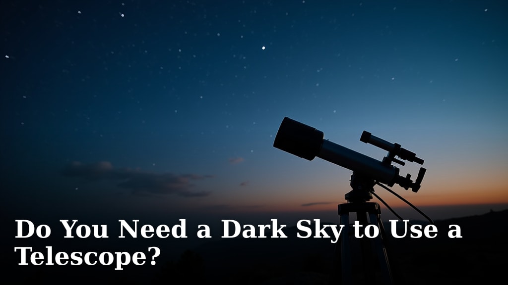 Do You Need a Dark Sky to Use a Telescope?