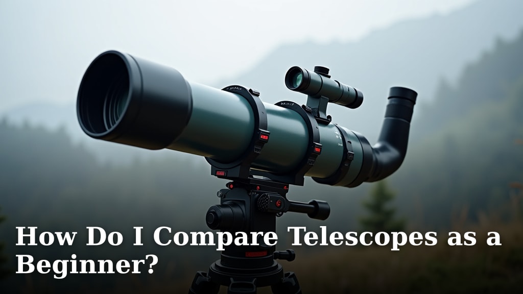 How Do I Compare Telescopes as a Beginner?