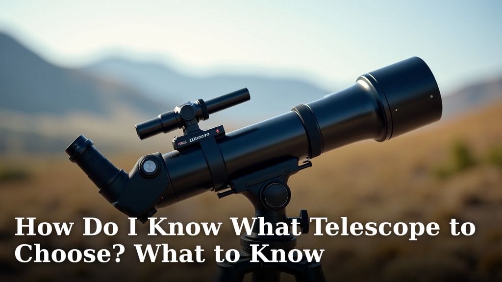 How Do I Know What Telescope to Choose? What to Know