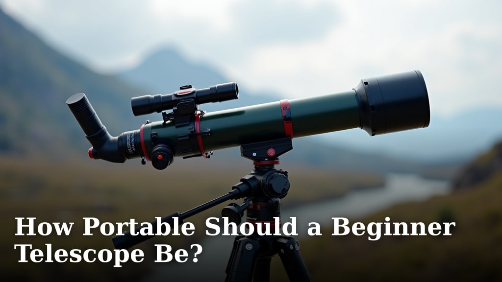 How Portable Should a Beginner Telescope Be?