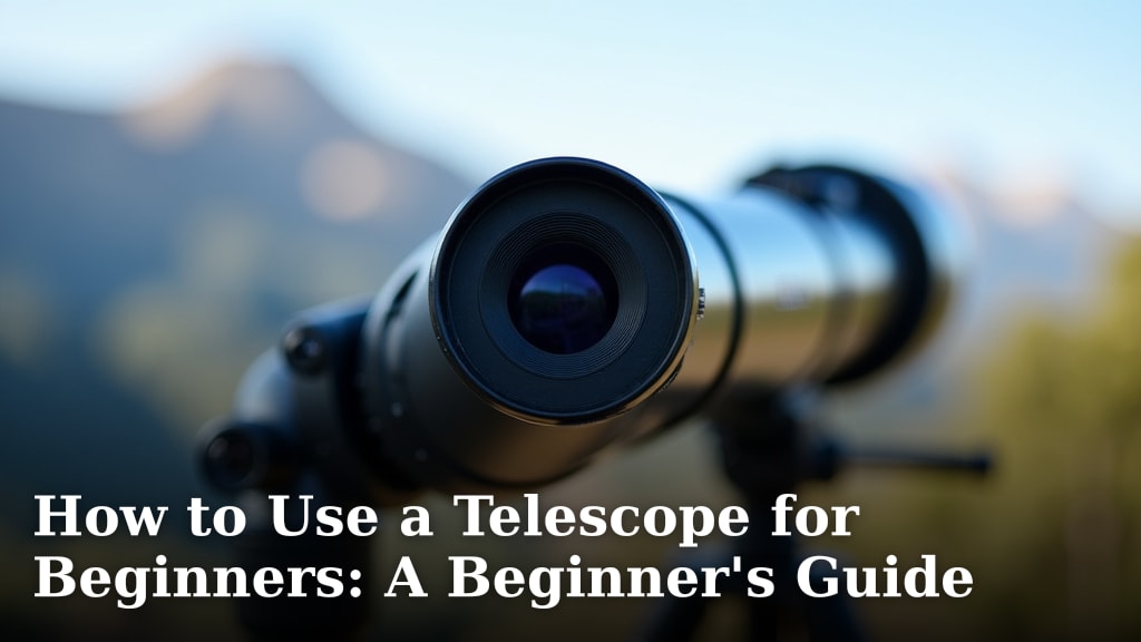 How to Use a Telescope for Beginners: A Beginner’s Guide