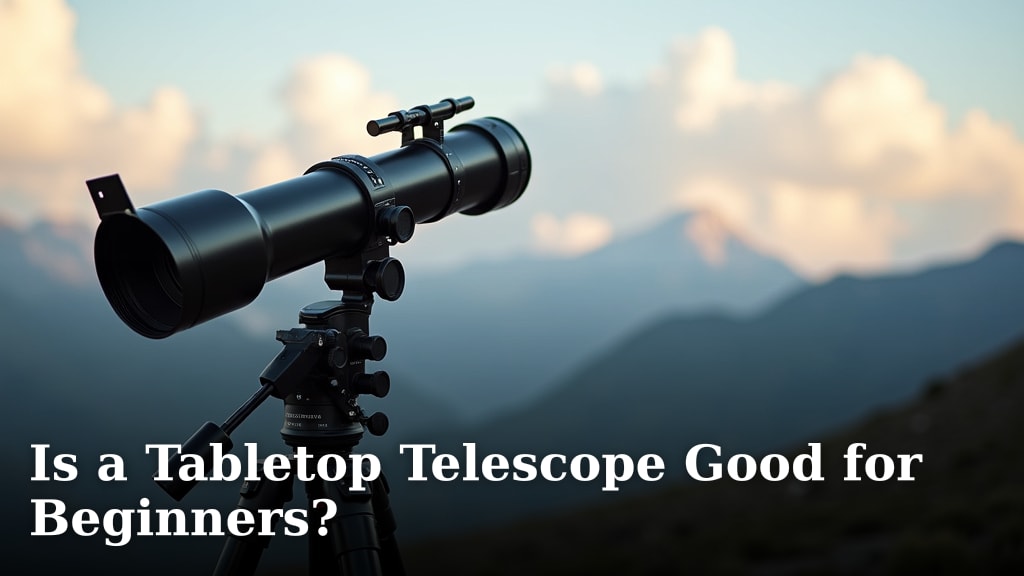 Is a Tabletop Telescope Good for Beginners?