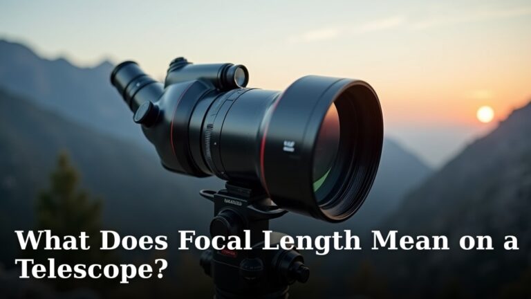 What Does Focal Length Mean on a Telescope?