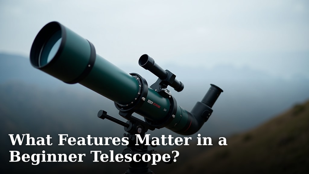 What Features Matter in a Beginner Telescope?
