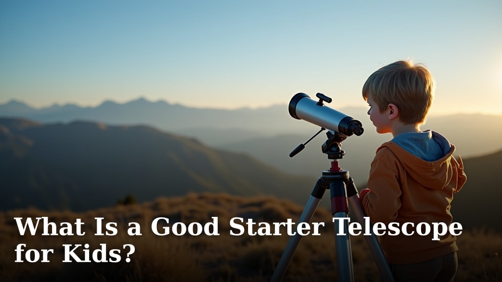What Is a Good Starter Telescope for Kids?