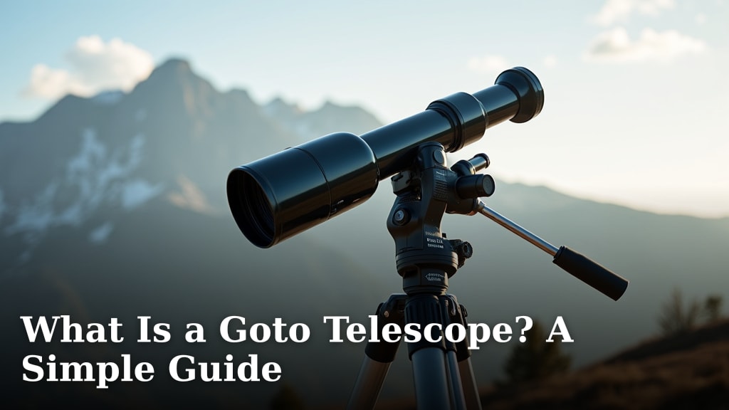 What Is a Goto Telescope? A Simple Guide