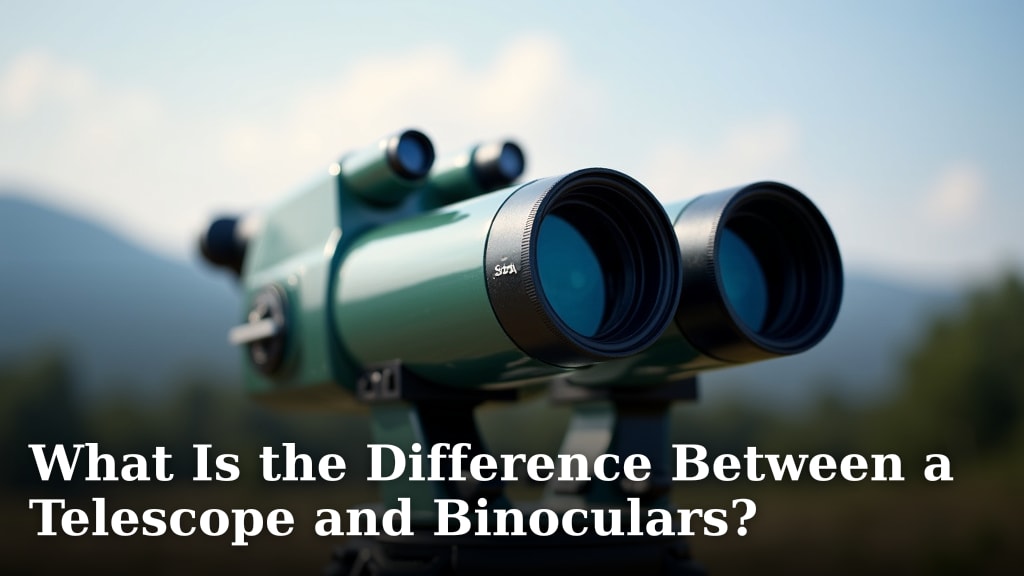 What Is the Difference Between a Telescope and Binoculars?