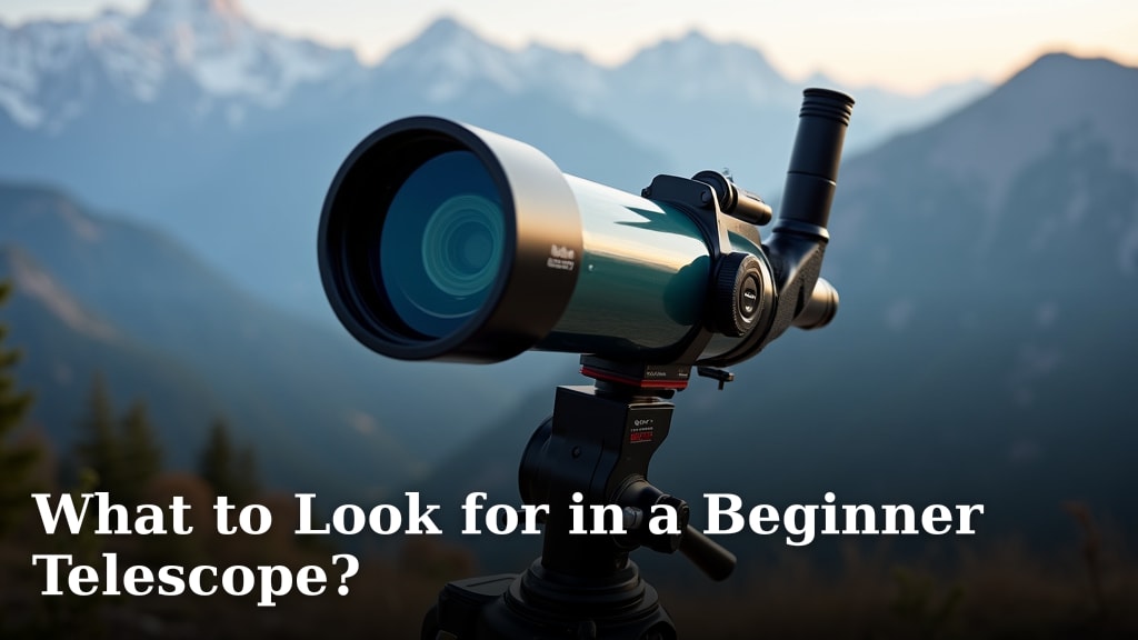 What to Look for in a Beginner Telescope?